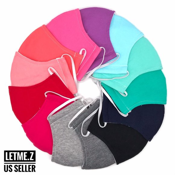 Letme.Z Other - Face Marks 6/$20 -3 Layers Cloth Reusable Washable